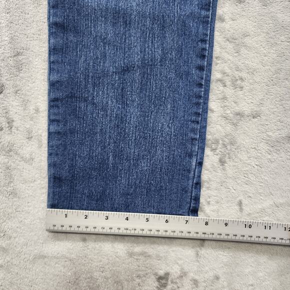 Gloria Vanderbilt Jeans Womens 10 SHORT Blue Amanda High Rise Slim Leg Stretch - Picture 15 of 16